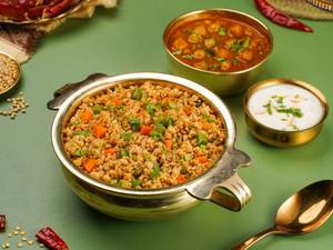 Millet Pulao With Chole
