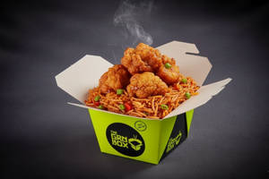Triple Schezwan Fried Rice With Spicy Fried Cauliflower (little Box)