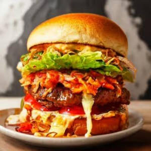 Schezwan Burger