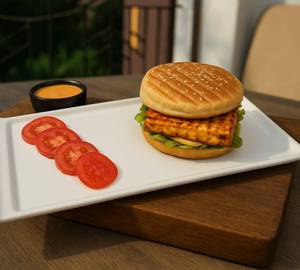 Paneer Burger With Cheese