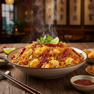 Egg Scehzwan Fried Rice
