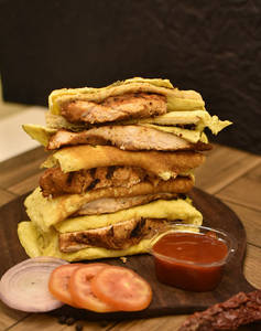 Chicken Bread Omelet