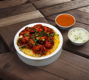 Chicken 65 biryani large