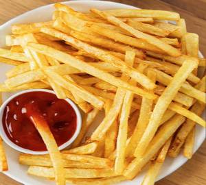 French fries salted