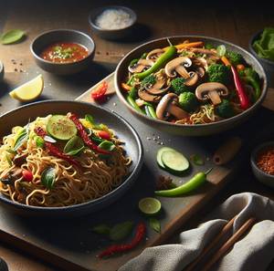 Mushroom Noodles