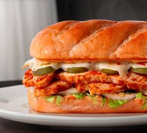 Spicy chicken sub