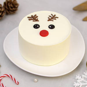 X-Mas Rudolph's Chocolate Bento Cake (300 Gm)