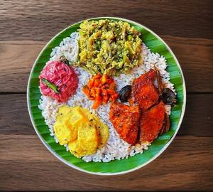Fish Meals In Banana Leaf
