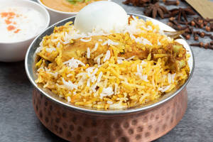 Chicken Roast Fried Mini Biryani [1 Piece Chicken & 1 Egg]