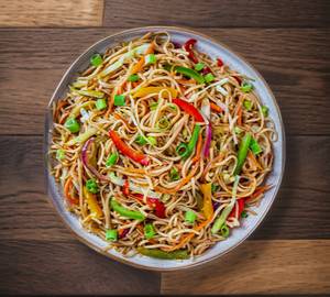 Veg Garlic Noodles half plate