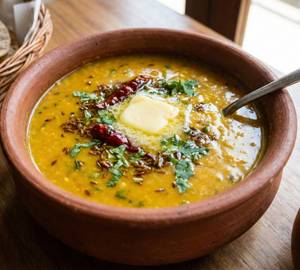 Dal tadka with butter 