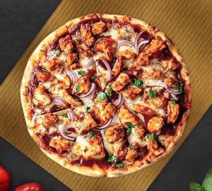 BBQ chicken pizza