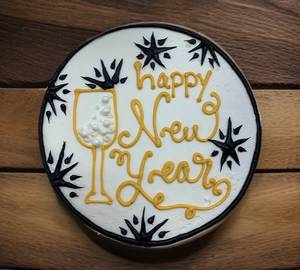 Special Chocolate Truffle New Year Design Cake