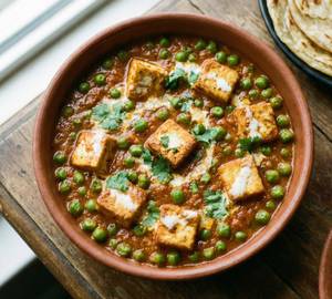 Matar paneer