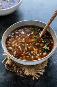 Veg  hot and sour soup