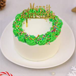 Twinkling Trees Christmas Cake (450 Gm)