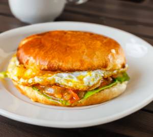 Egg burger