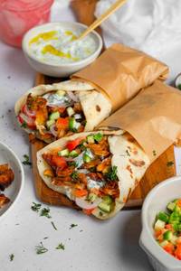 Special Veg Falafel Shawarma