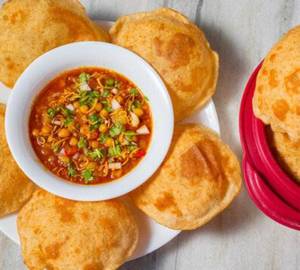 Puri sabji [3pcs]