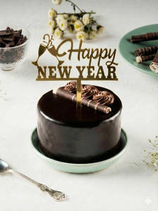 New Year Truffle Bento Cake (300 Gm)