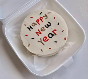 Happy New Year Black Currant Bento Cake
