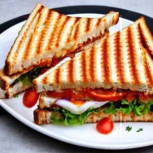 Veg Cheese Grill Sandwich