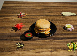 Makhani Style Paneer Burger