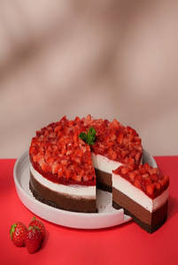 Chocolate Strawberry Cloud Pastry