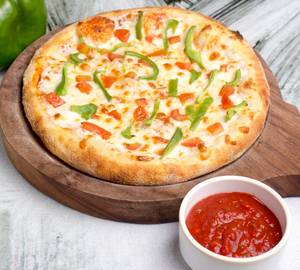 Capsicum and tomato pizza [8 inches]