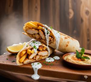 2 Peri Peri Chicken Shawarma