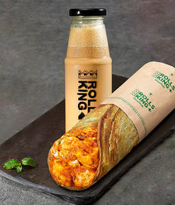 Paneer Makhani Roll + Cold Coffee