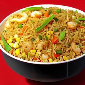 Prawns Corn Ginger Fried Rice