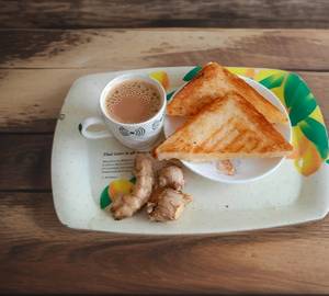 Masala Tea with Toast