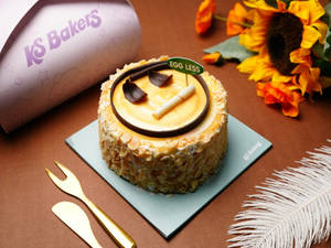 Eggless Almond Delight Cake  500 Gms