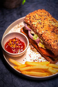 1.	Hot And Spicy American Chicken Sub Sandwich