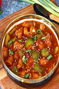 Chicken Manchurian Semi Gravy