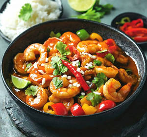 Chilli Garlic Prawns