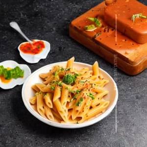 Penne Pasta in Mongolian Sauce