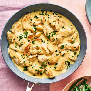 Garlic Chicken Semi Gravy