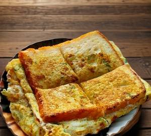 Bread omelette