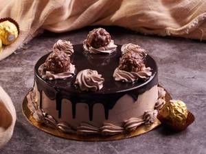 Ferrero Rocher Eggless Cake