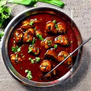 Mushroom Manchurian Gravy