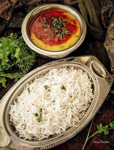 Dal tadka with jeera rice