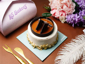 Eggless Caramel Delight Cake  500 Gms