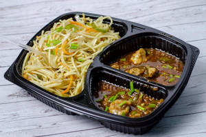 Veg Manchurian + Veg Noodles