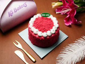 Eggless Redvelvet Cream Cheese Cake 500 Gms