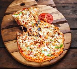 Veg schezwan pizza