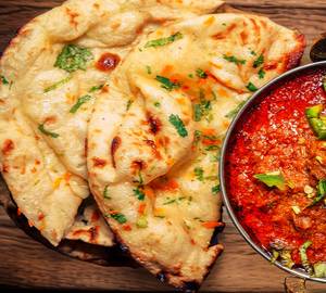 Maharaja Naan with Mini egg keema masala(quarter portion)                   