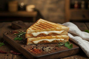 Jain Veg Cheese Grill Sandwich