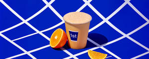 Citrusy Orange Frappe